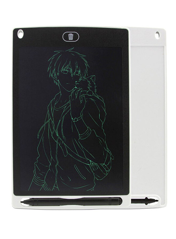 

Generic Portable Electronic LCD Digital Tablet with Pen, 8.5inch, Ages 2+, White/Black