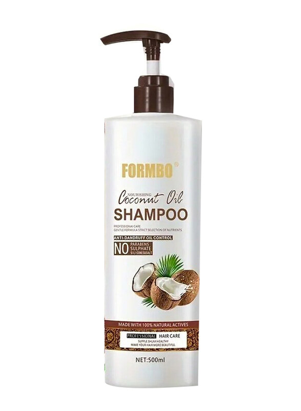 

Formbo New Herbal Essence Coconut Milk & Organic Moisturizing Oil Control Shampoo for All Hair Types, 500ml