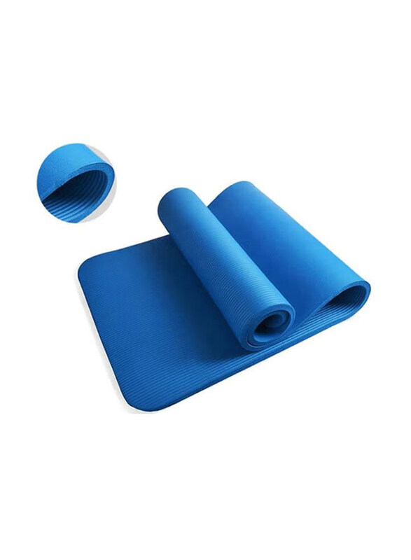 

Generic Yoga Pilates Mat, 10mm, Blue