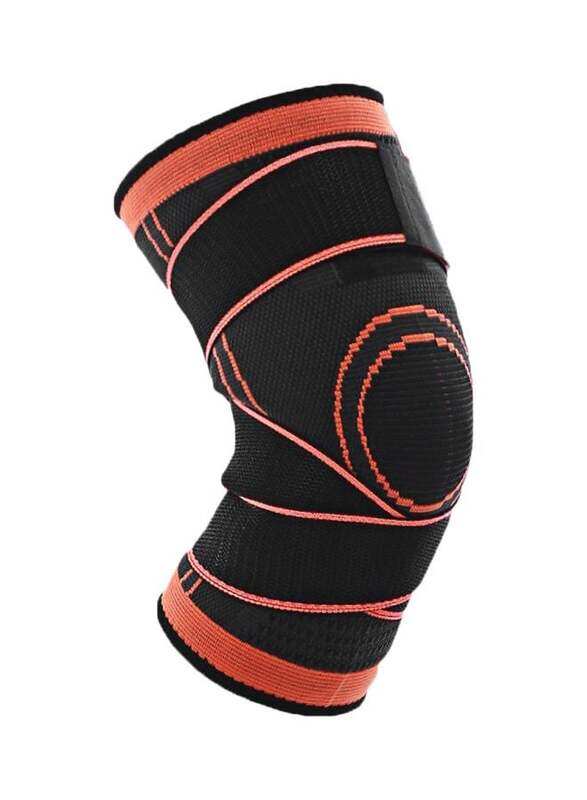 

Generic Breathable Knee Pad, Large, Black/Orange
