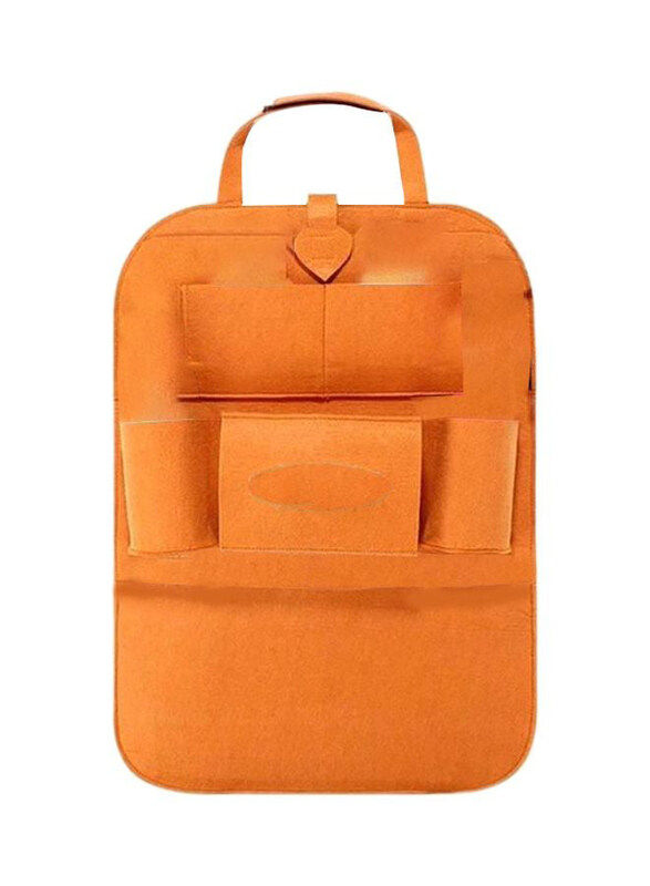 

Agc Multi-Pocket Car Back Seat Travel Bag Holder Organizer, HYB20-1206, Orange