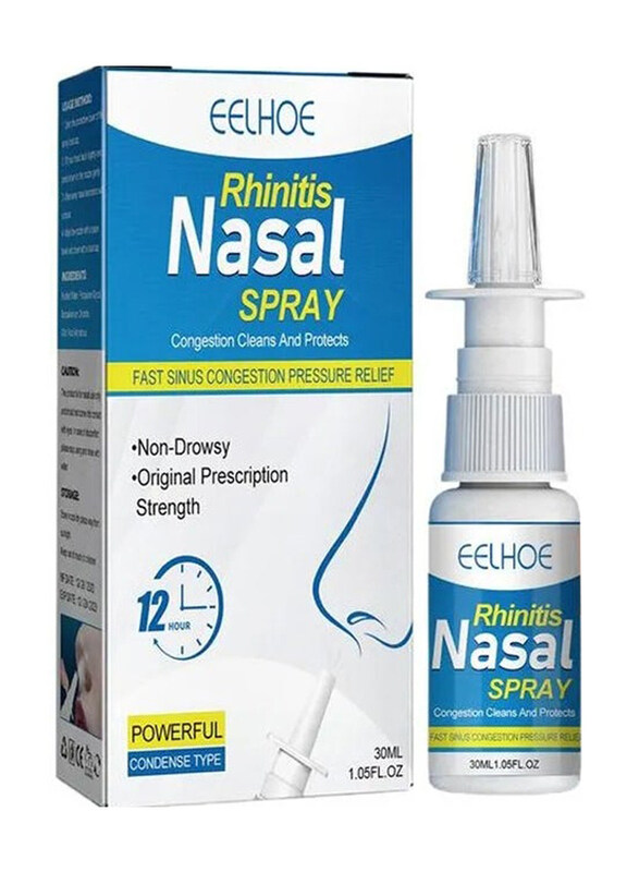 

Eelhoe Rhinitis Sinusitis Nose Care Nasal Spray, 30ml