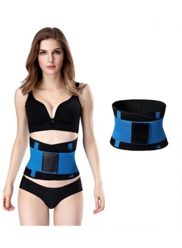 Slimming Belt, Medium, Blue/Black