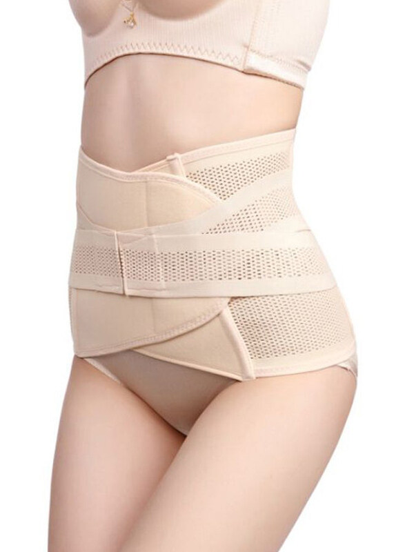 

Beauenty Underbust Double Boned Corset, Beige, One Size