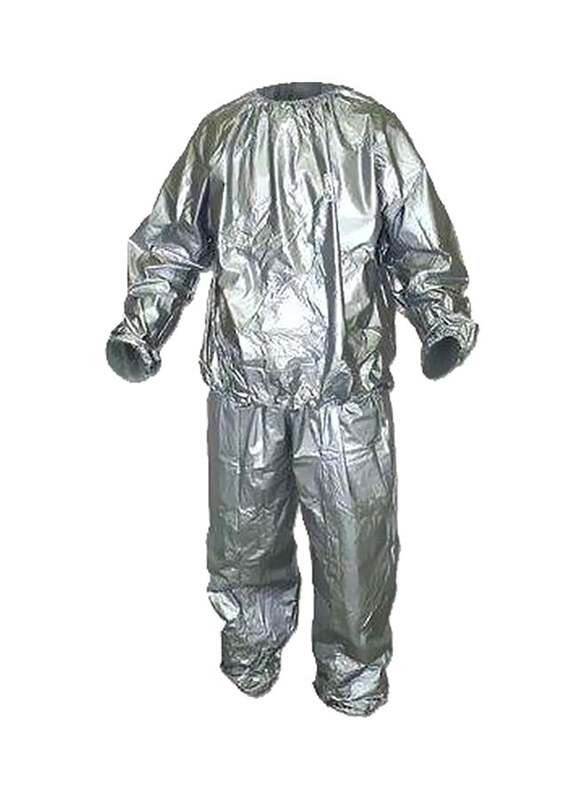 Sauna Slimming Suit, Small, Silver