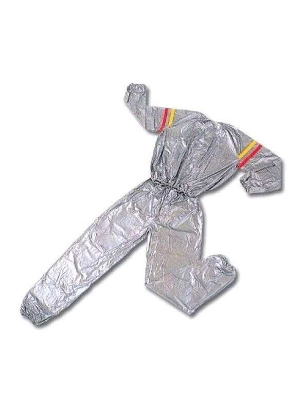 

Generic Vinyl Sauna Suit, XL, Silver/Yellow/Red