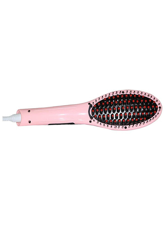 

Generic Digital Fast Hair Straightening Brush, Pink
