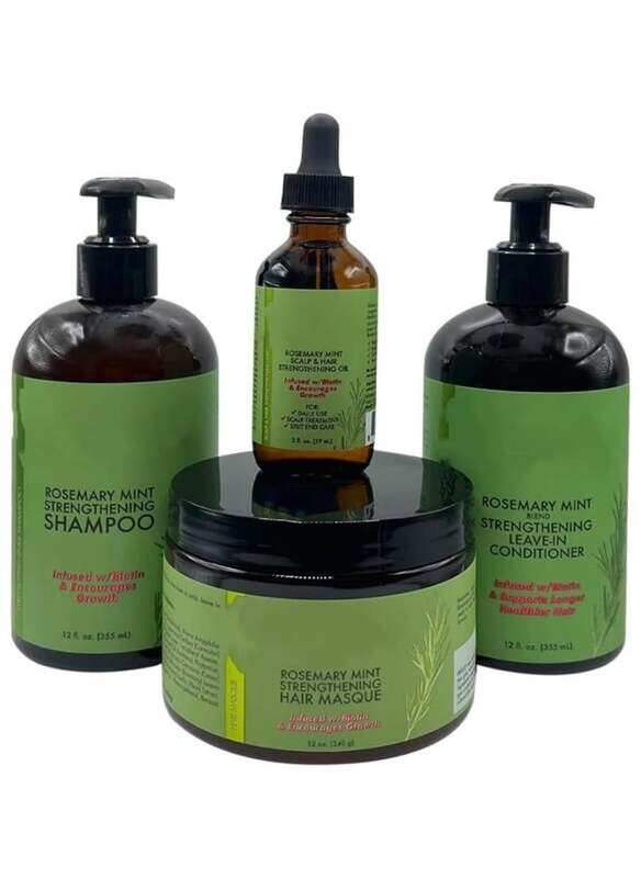 

DubaiGallery Rosemary Mint Strengthening Bundle Pack, 4 Pieces