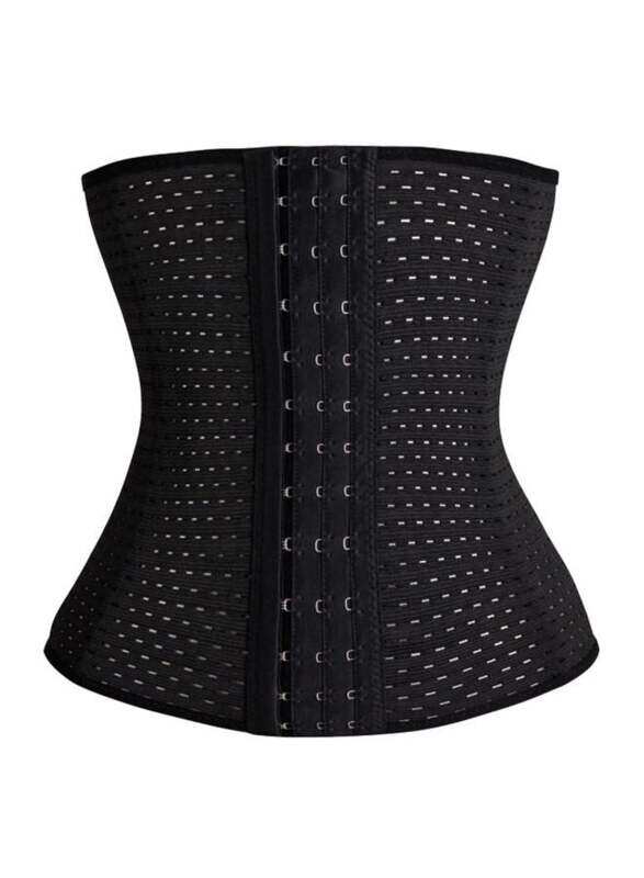 

Generic Waist Trimmer Belt, 25 x 3.2cm, Black