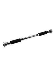 Door Fitness Pull Up Bar, Silver/Black