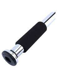 Adjustable Door Home Exercise Pull Up Bar, Silver/Black