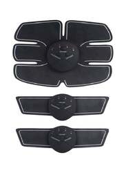 Abdominal Muscle Toner, 3 Pieces, Black