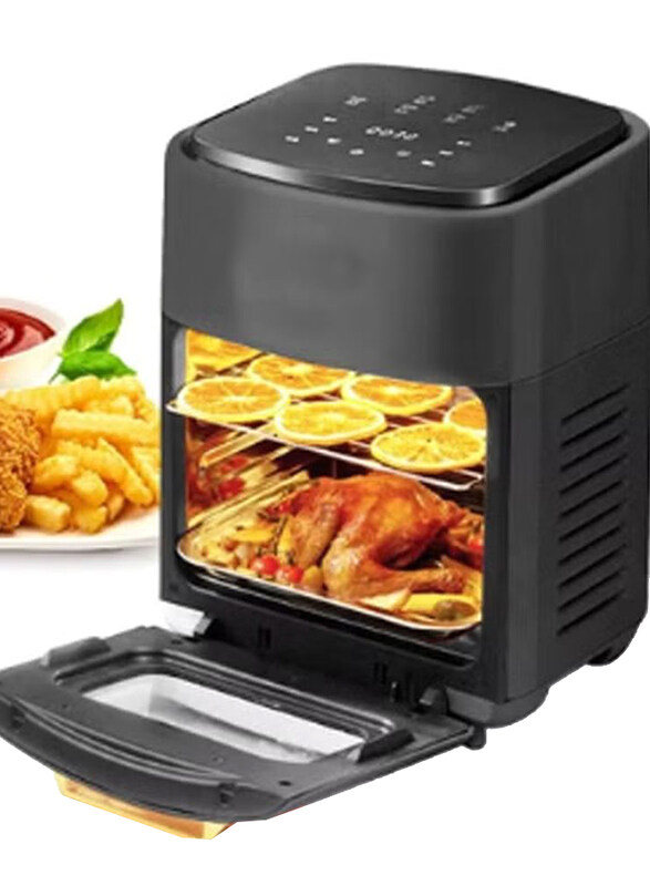 

DubaiGallery 15L 1400W Multifunction Electric Hot Deep Toaster Air Fryer without Oil for French Fries, Black