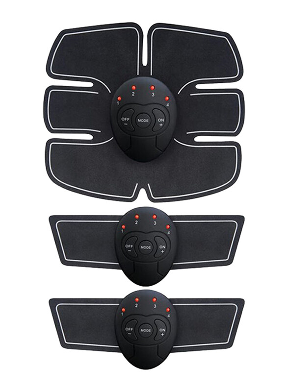 

Generic Electric Muscle Stimulator Massager Set, Black