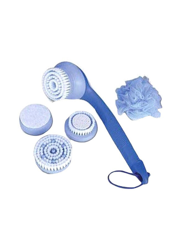 

Spin Spa Bath Brushes and Sponges, Blue/White, One Size