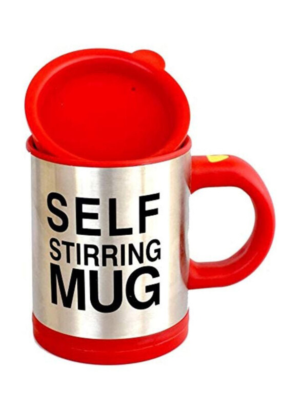 

Generic 1-Piece Self Stirring Mug, Red