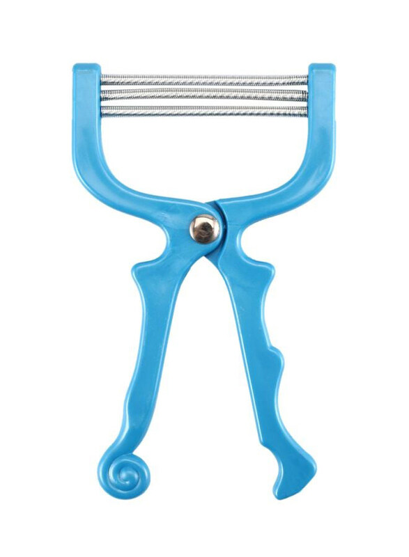 

Generic Facial Hair Remover Stick Threading Epilator, Blue/Silver
