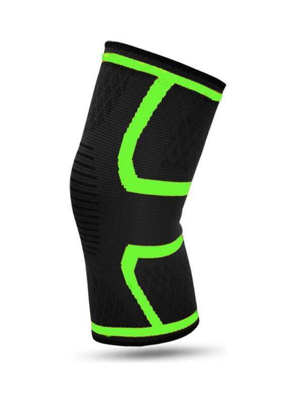 

Generic Anti-fall Thin Elastic Knee Pads for Fitness Running Cycling & Mountaineering, Xtra Large, Green