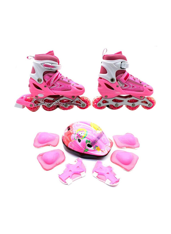 

Generic Sport Wheel Skate Roller Shoes, One Size, Pink