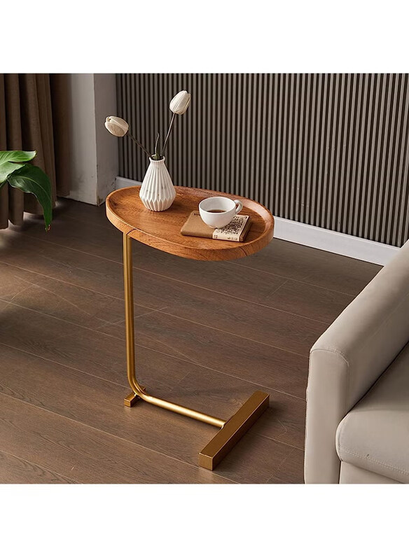 

DubaiGallery Small Japanese Coffee Tables, Gold/Brown