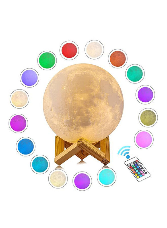 

Lowha 16-Colors LED Moon Style Light, Multicolour