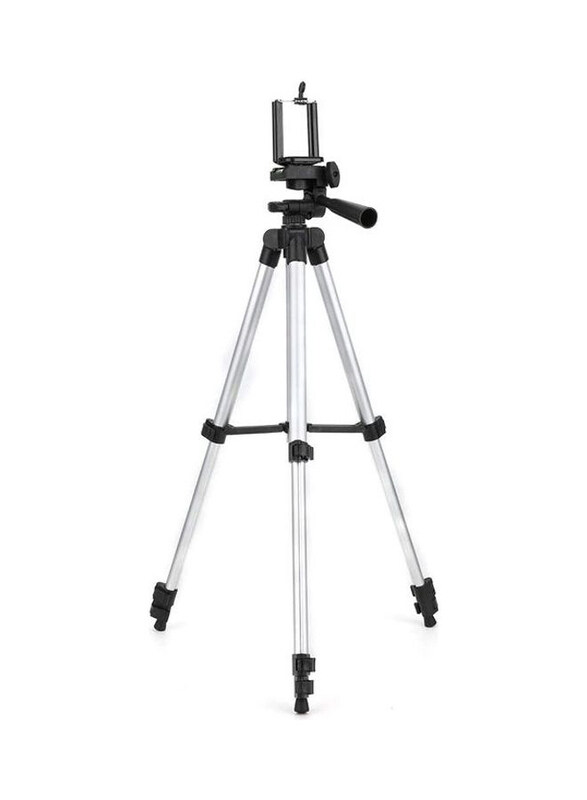 

Dimensional Head Foldable Tripod Stand, 3110-1, Silver/Black