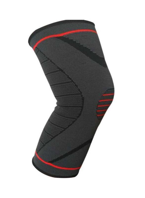 

Beauenty Breathable Elastic Knee Protector Sleeves, X-Large, Black/Red