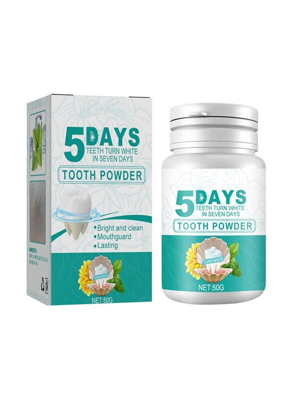 

Eelhoe 5 Day Whitening And Cleaning Tooth Powder, 50gm
