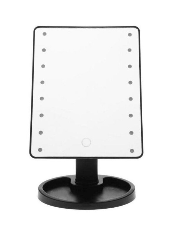 

Generic LED Lights Makeup Mirror, Black