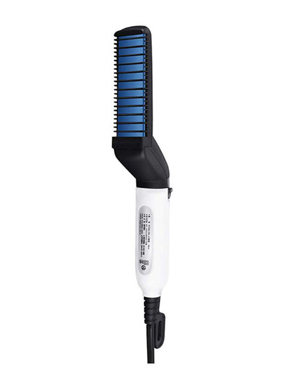 

Generic Stylish Hair Straightener Brush, ZJK21802, White/Black