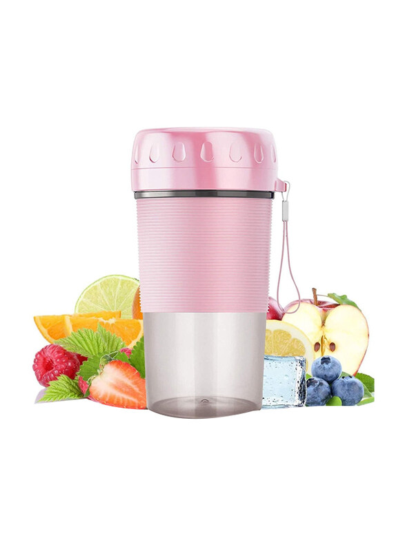 

Generic 300ml Portable Juicer Cup Blender, Pink