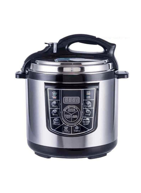 

Dubaigallery 7L Electric Pressure Cooker, Grey/Black