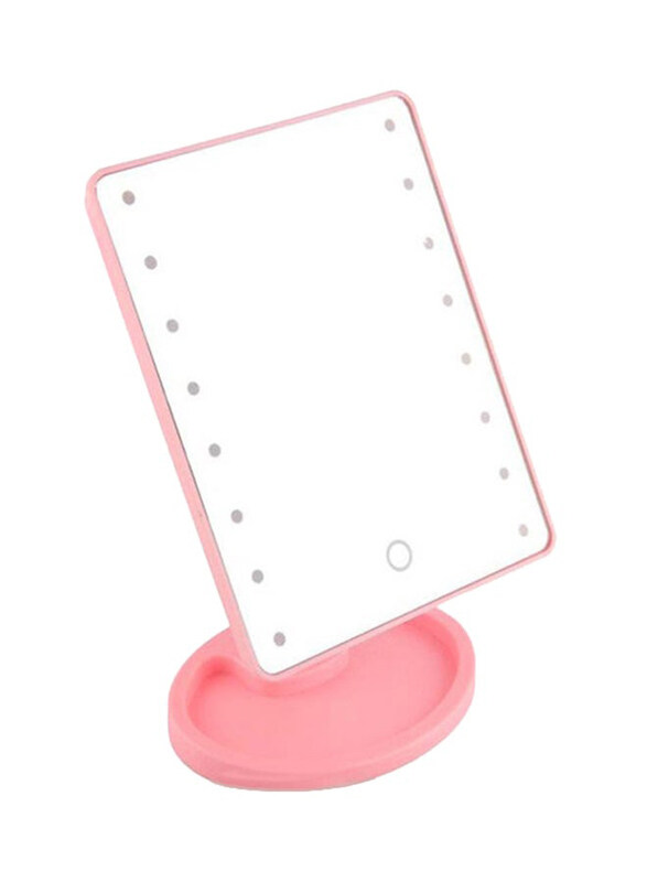 

Generic LED Makeup Mirror, Pink