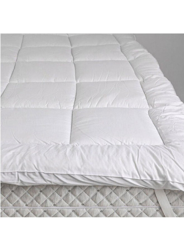 

Homztown Microfiber Mattress Topper, Double, White