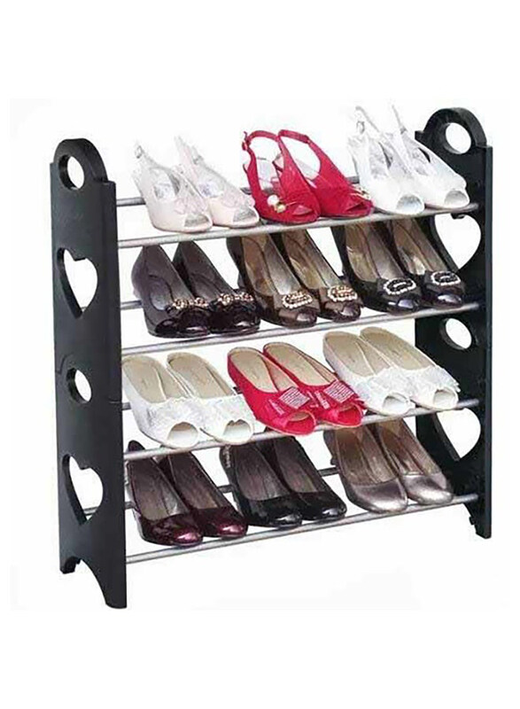 

Generic 4-Level Storage Shoes Rack Organizer, Black