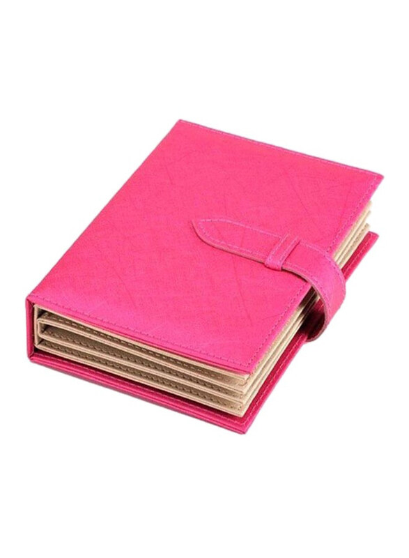 

Generic Book Style Earrings Storage Organizer, Pink