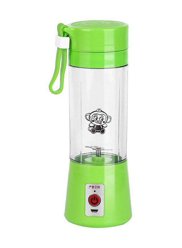 

Generic 380ml Portable Plastic Fruit Juicer, ZN-090, Green
