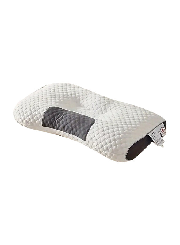 

DubaiGallery Ergonomic Orthopaedic Contour Support Knitted Neck Pillow, White