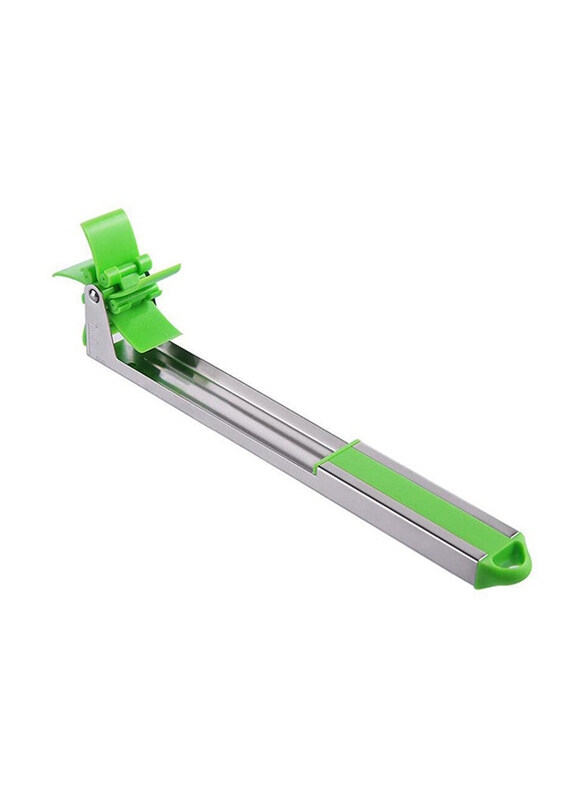 

Generic Stainless Steel Watermelon Slicer, Green/Silver
