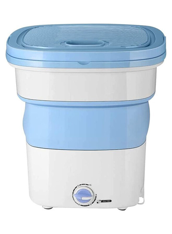 

Aiwanto Mini Portable Folding Washing Machine, WMWB001, White/Blue