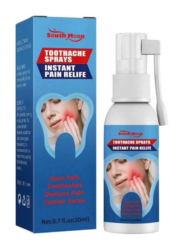 

South Moon Pain Instant Relief Oral Toothache Spray, 20ml