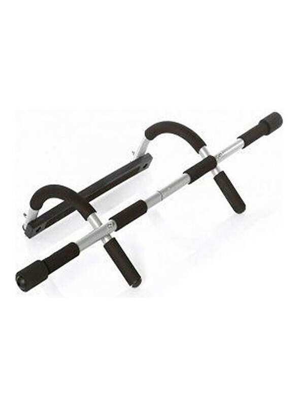 

Generic Iron Gym Push Up Bar-Chin Up, Silver/Black