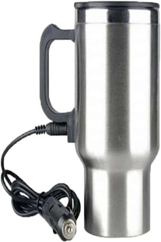 

Generic Stainless Steel Car Heated Travel Mug, 500ml, Silver