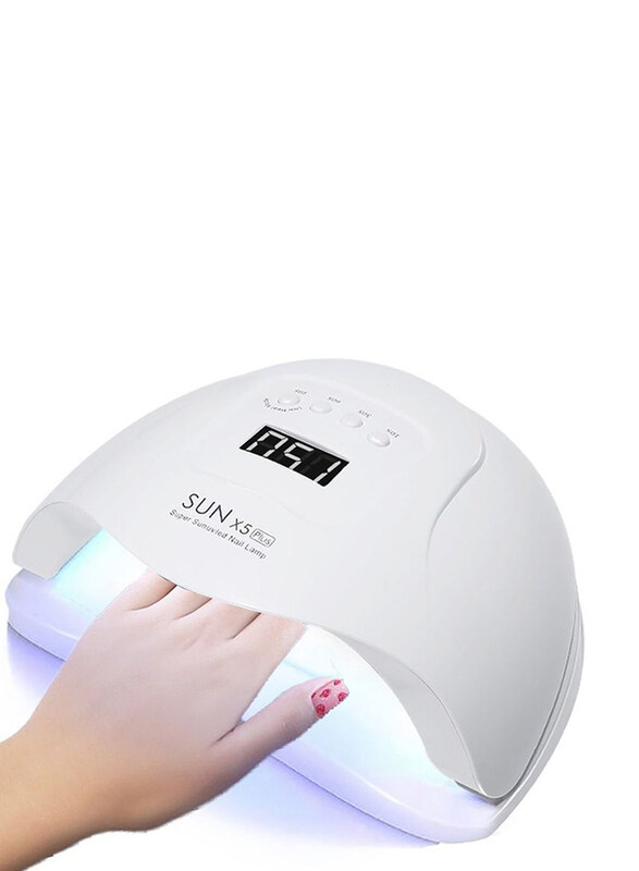 

Sun Nail Dryer Womdee UV Gel Nail Lamp Gel Nail Polish LED UV Light Professional Nail Art Tools Accessories with 3 Timer Setting, 120W, White