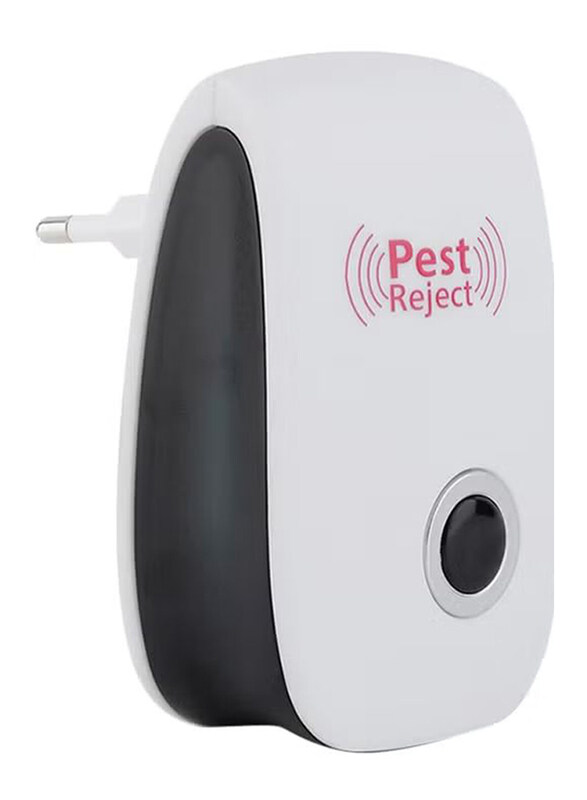

QiaoKai Ultrasonic Pest Repelled, White/Black