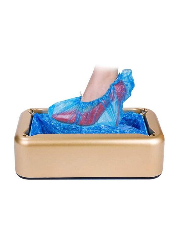 

Generic Unisex Automatic Disposable Shoes Cover Film Dispenser Machine, Gold
