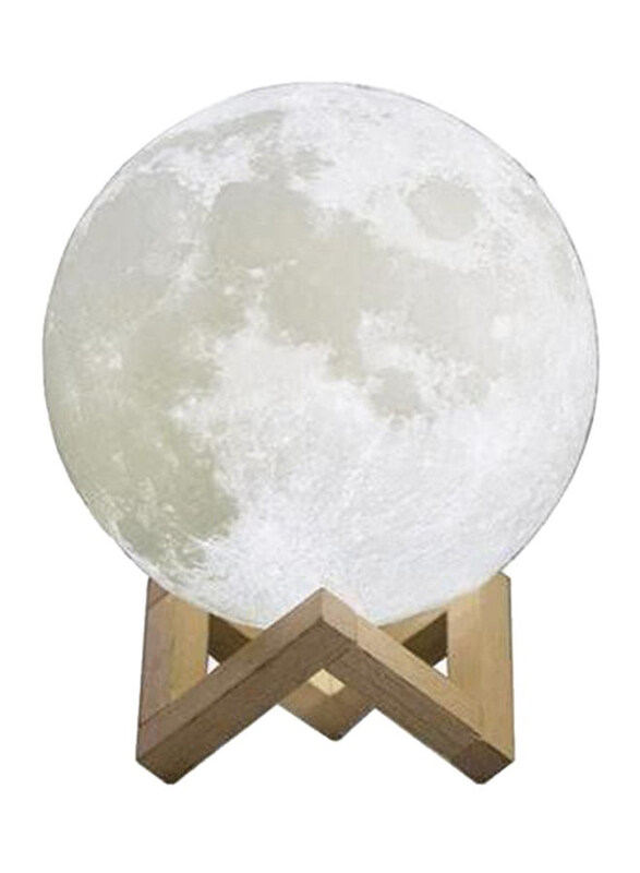 

Beauenty 3D USB LED Moon Lamp with Stand, Multicolour
