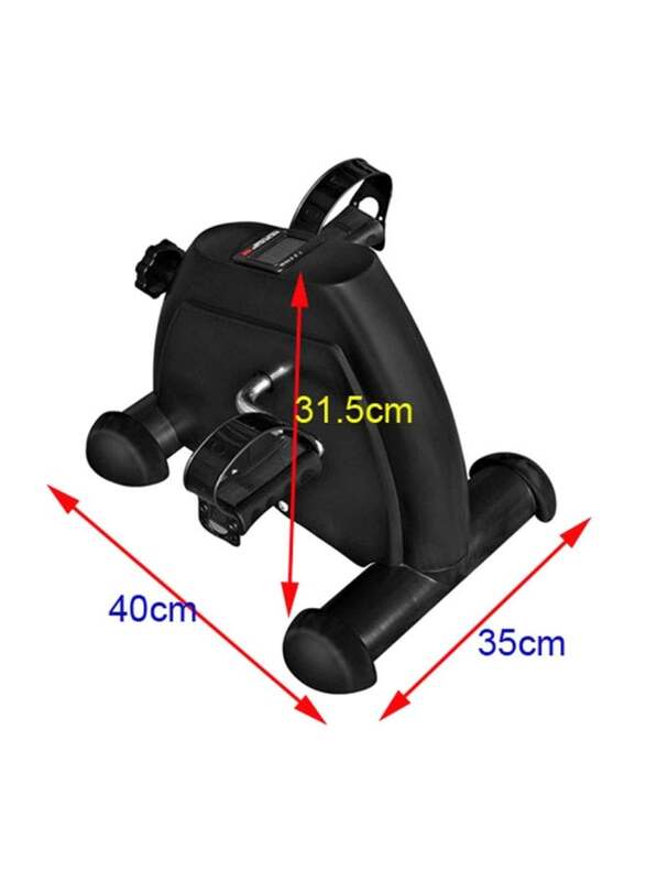 Portable Exercise Bike Pedals, 40cm, Black