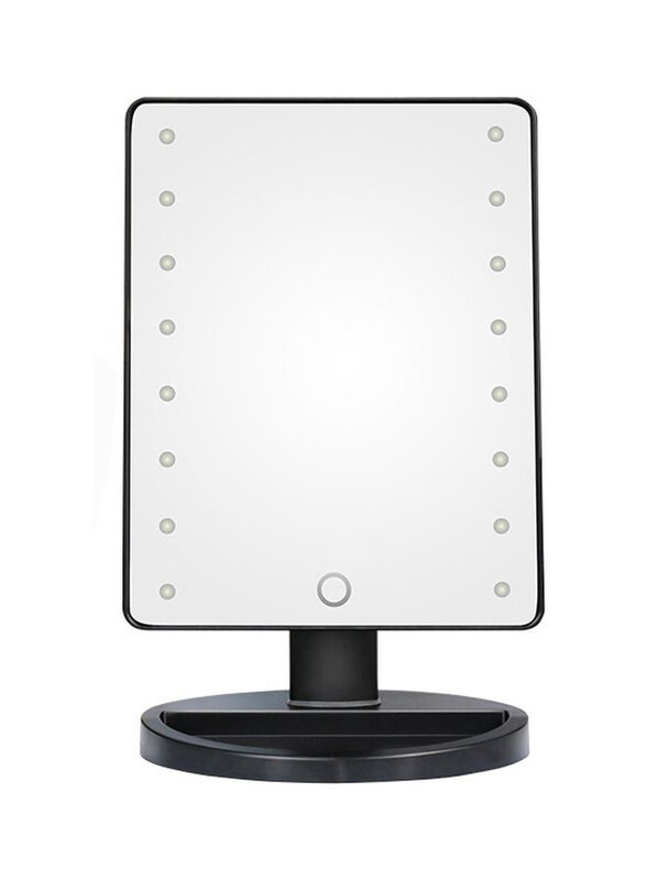 

Generic 16 LED Lights Makeup Mirror, Black