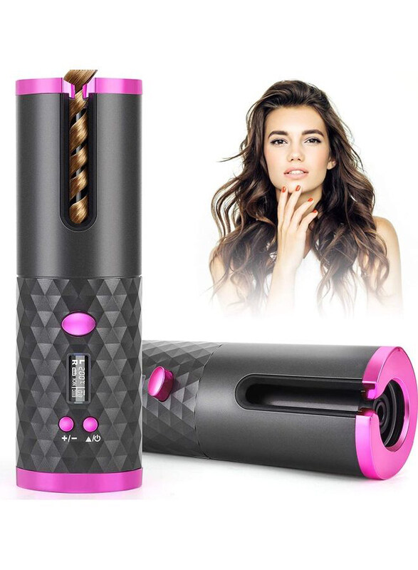 

EzzySo Rechargeable Automatic Hair Curler, Black